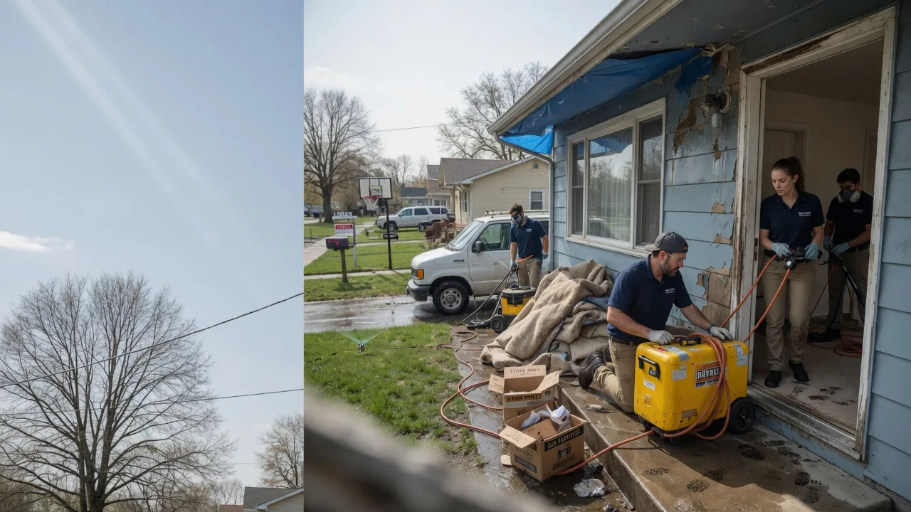 Basement Flood Cleanup in Shirland, IL near me